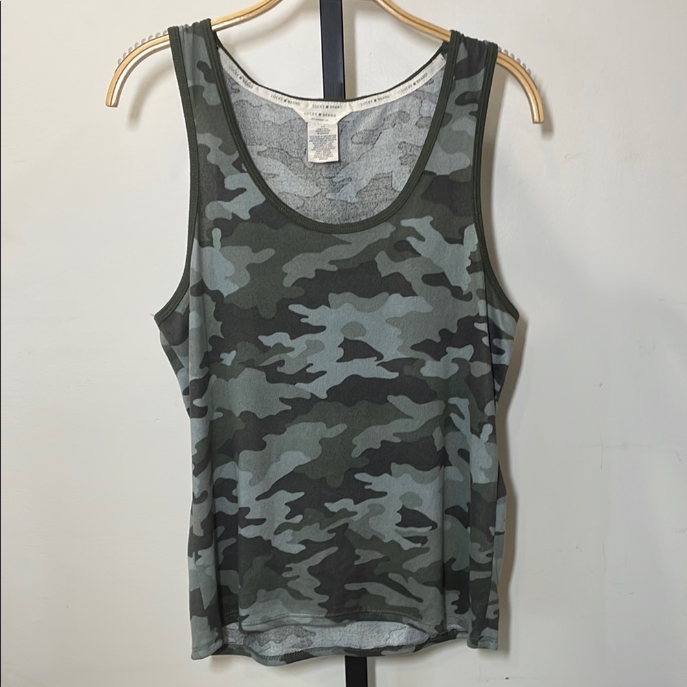 Lucky Brand Camo Tank Top